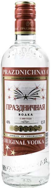 ПРАЗДНИЧНАЯ ВОДКА / PRAZDNICHNAYA VODKA ― ProdExpo International Wine Coompetition & Guide