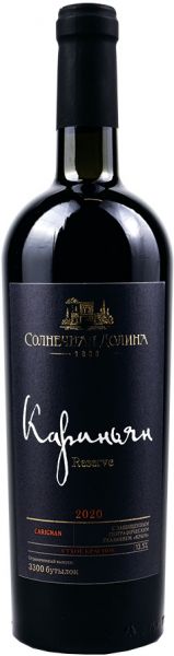 КАРИНЬЯН СОЛНЕЧНОЙ ДОЛИНЫ / SOLNECHNAYA DOLINA. KARINYAN RESERVE  ― ProdExpo International Wine Coompetition & Guide