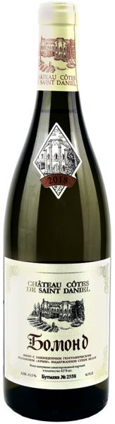 CHATEAU COTES DE SAINT DANIEL. БОМОНД / ШАТО КОТ ДЕ САН ДАНИЛЬ. БОМОНД ― ProdExpo International Wine Coompetition & Guide
