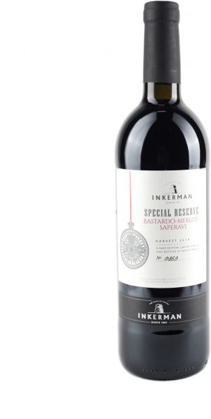INKERMAN SPECIAL RESERVE. BASTARDO-MERLOT-SAPERAVI / ИНКЕРМАН СПЕШЛ РЕЗЕРВ. БАСТАРДО-МЕРЛО-САПЕРАВИ ― ProdExpo International Wine Coompetition & Guide
