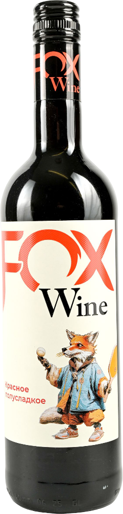 FOX WINE КАБЕРНЕ ФРАН, МЕРЛО, МОНАРХ ПОЛУСЛАДКОЕ 2024