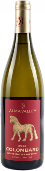 ALMA VALLEY. КОЛОМБАР 2022 ― ProdExpo International Wine Coompetition & Guide